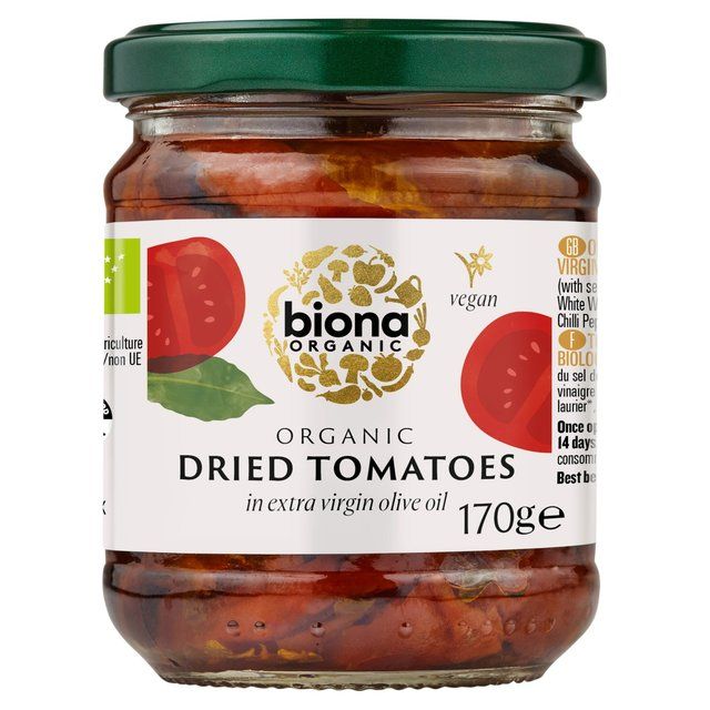 Biona Organic Dried Tomatoes In Extra Virgin Olive Oil 170g - McGrocer