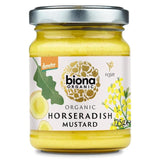 Biona Organic Horseradish Mustard 125g - McGrocer