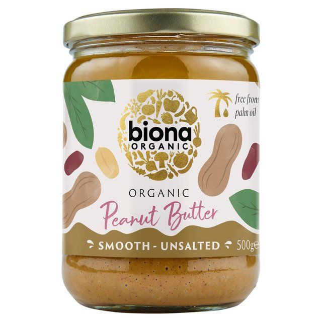 Biona Organic Peanut Butter Smooth   500g - McGrocer