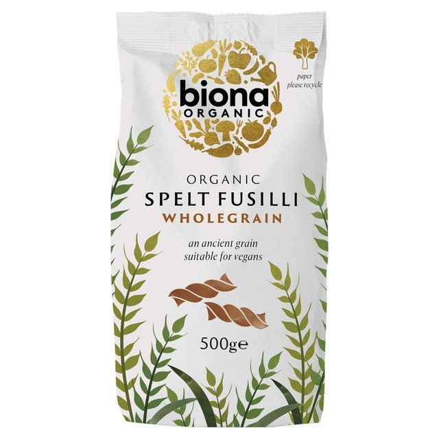 Biona Organic Spelt Wholegrain Fusilli Pasta 500g - McGrocer