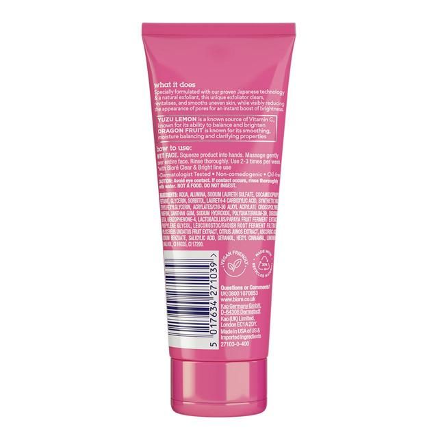 Biore Clear & Bright Resurfacing Scrub 100ml - McGrocer