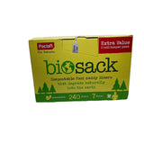 Biosack Compostable Food Caddy Liners, 2 x 120 Bags - McGrocer