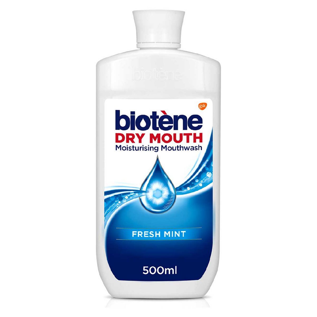 Biotene Dry Mouth Moisturising Mouthwash in Fresh Mint 500ml - McGrocer