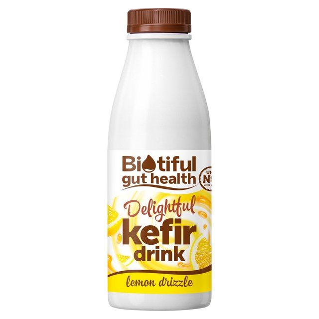 Biotiful Gut Health Delightful Lemon Drizzle Kefir Drink 500ml - McGrocer