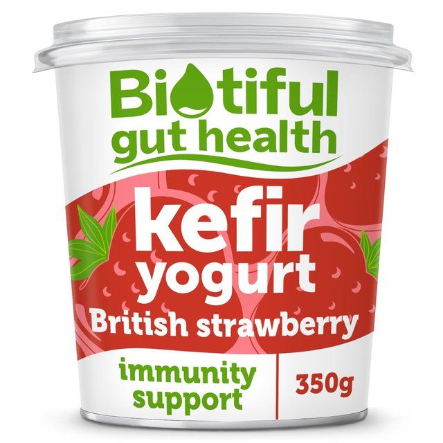 Biotiful Kefir Yogurt British Strawberry 350g - McGrocer