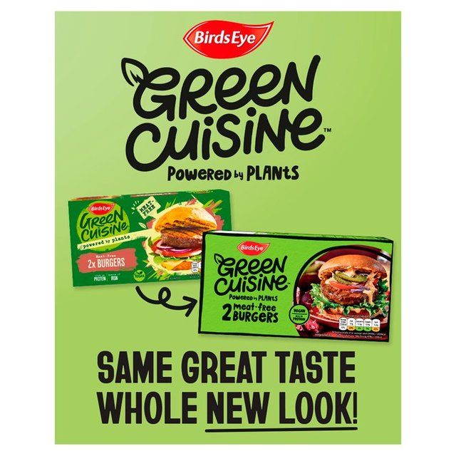 Birds Eye 2 Green Cuisine Vegan Burgers 200g - McGrocer