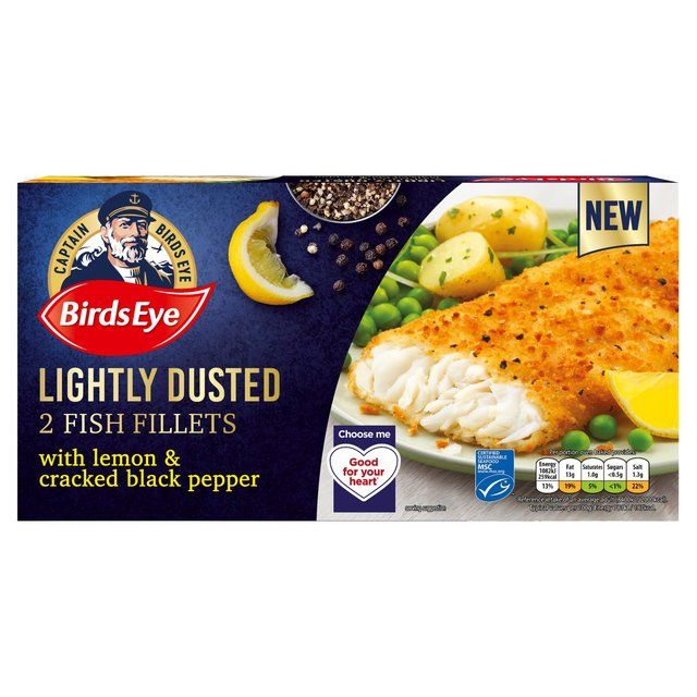 Birds Eye 2 MSC Lightly Dusted Lemon & Pepper Fish Fillets 280g - McGrocer
