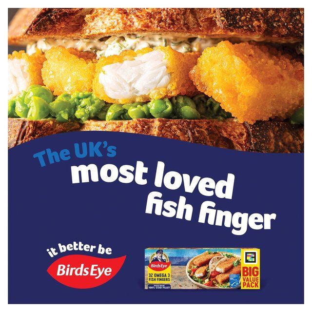 Birds Eye 30 MSC Breaded Omega 3 Fish Fingers 840g - McGrocer