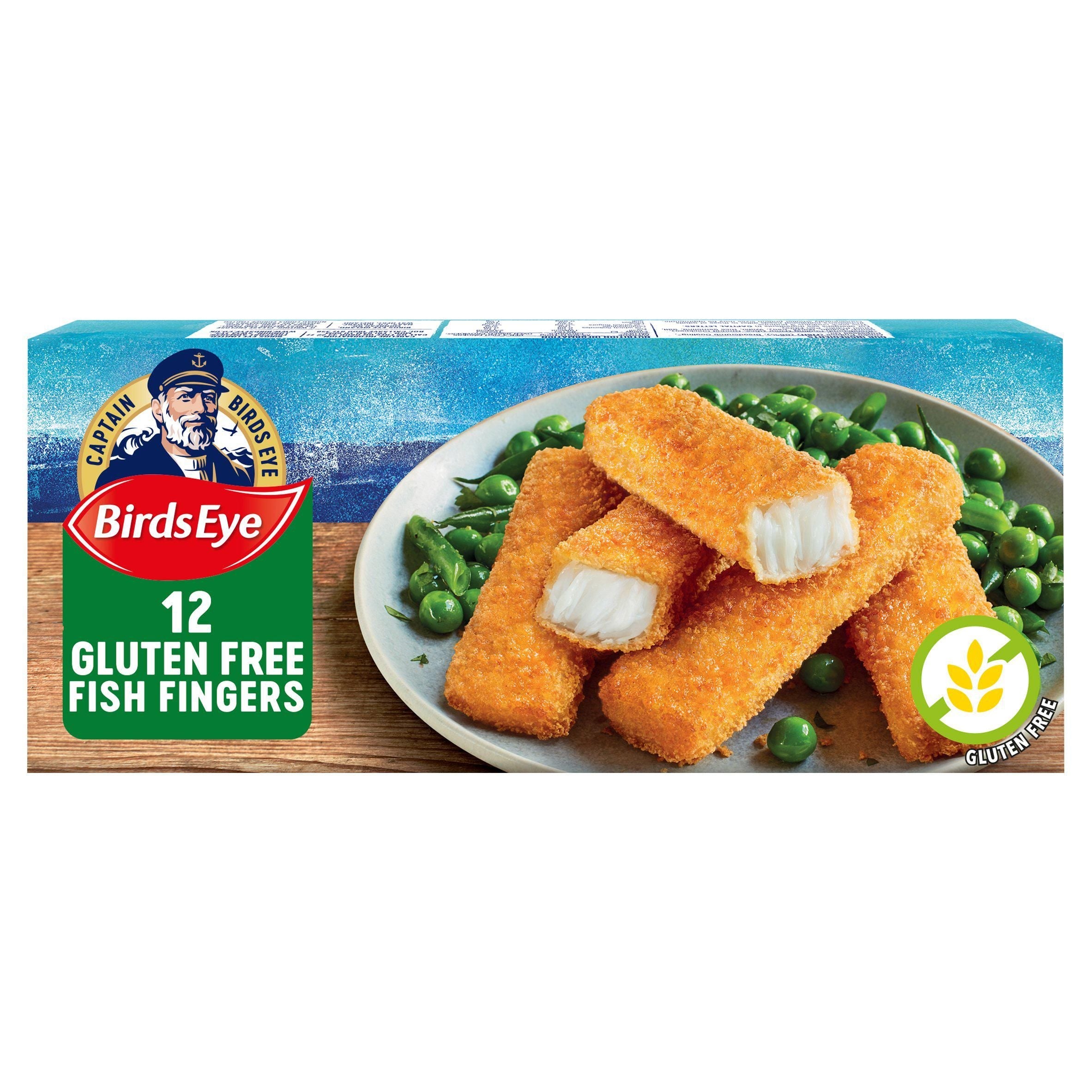 Birds Eye Gluten Free Breaded Fish Fingers x12 360g - McGrocer