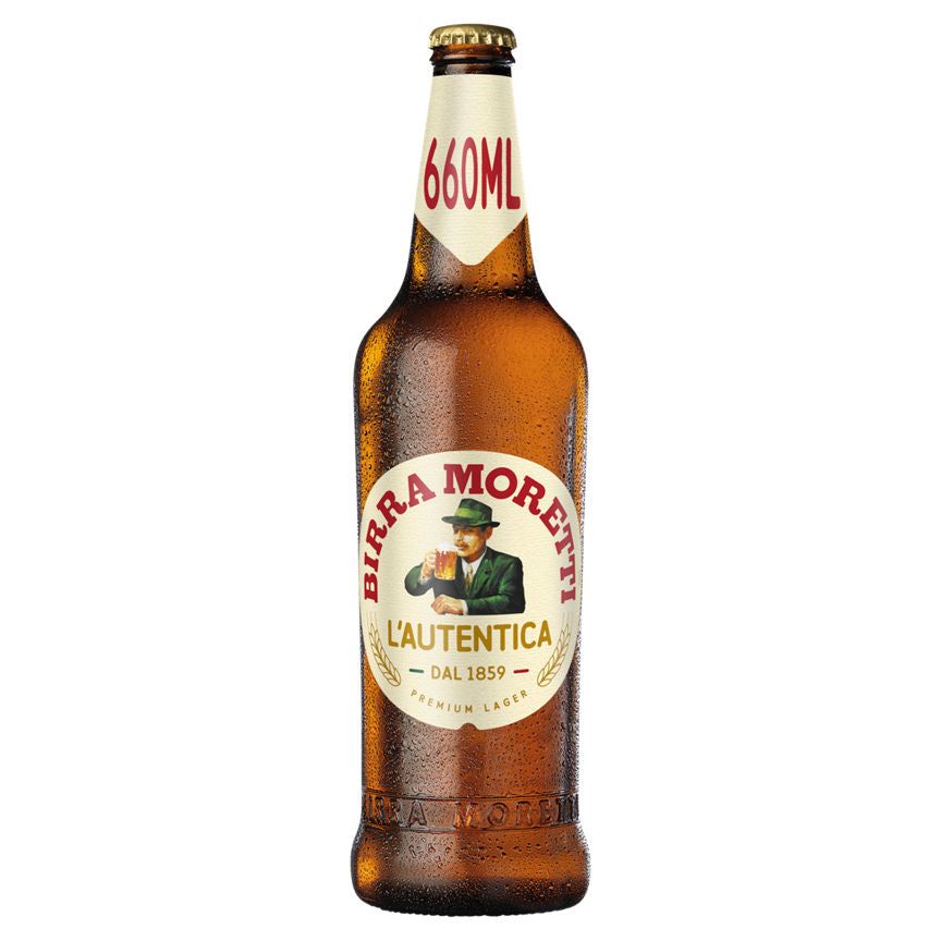 Birra Moretti Premium Lager Beer Bottle - McGrocer