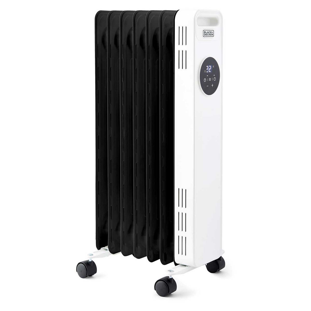 Black & Decker 1.5KW Digital Oil Filled Radiator with Remote Control - McGrocer