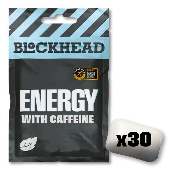 BLOCKHEAD Energy Gum - 30 Pieces - McGrocer