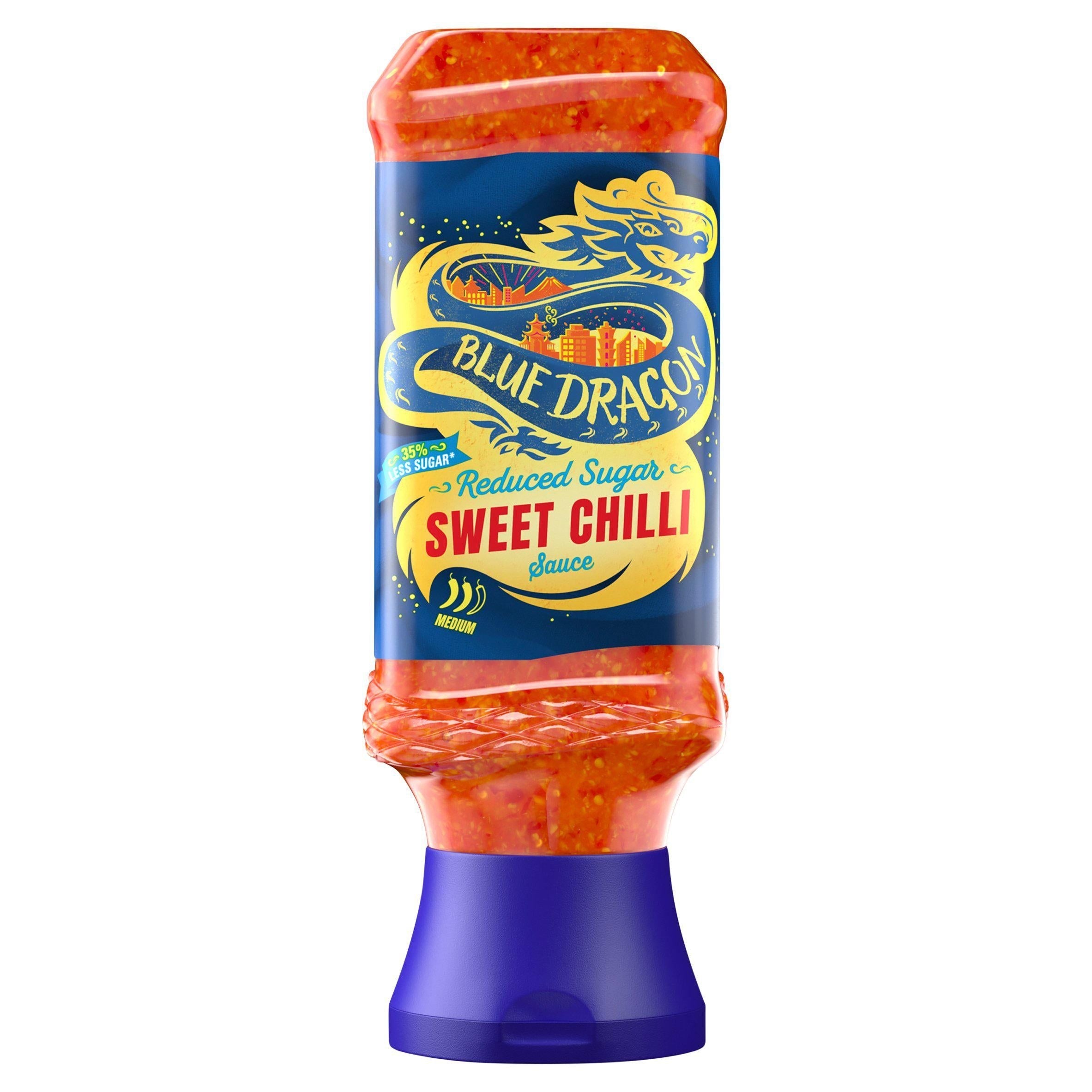 Blue Dragon Reduced Sugar Thai Sweet Chilli Sauce 350g - McGrocer