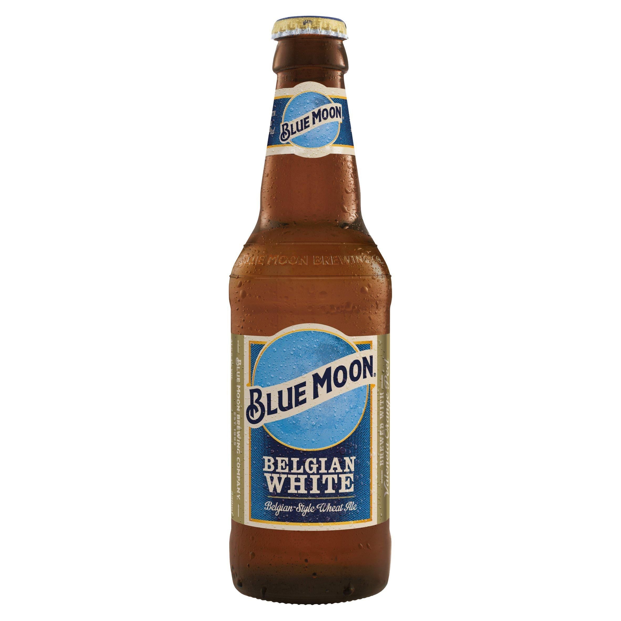 Blue Moon Belgian Style Wheat Beer Bottle 330ml - McGrocer