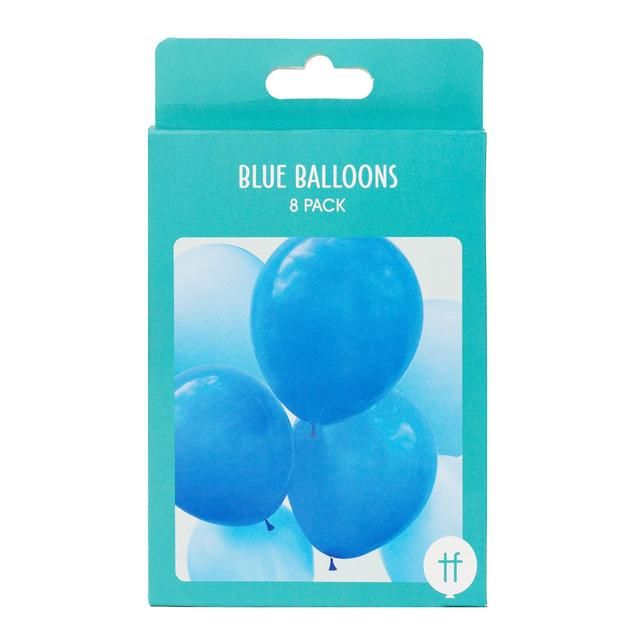 Blue Party Balloons 8 per pack - McGrocer