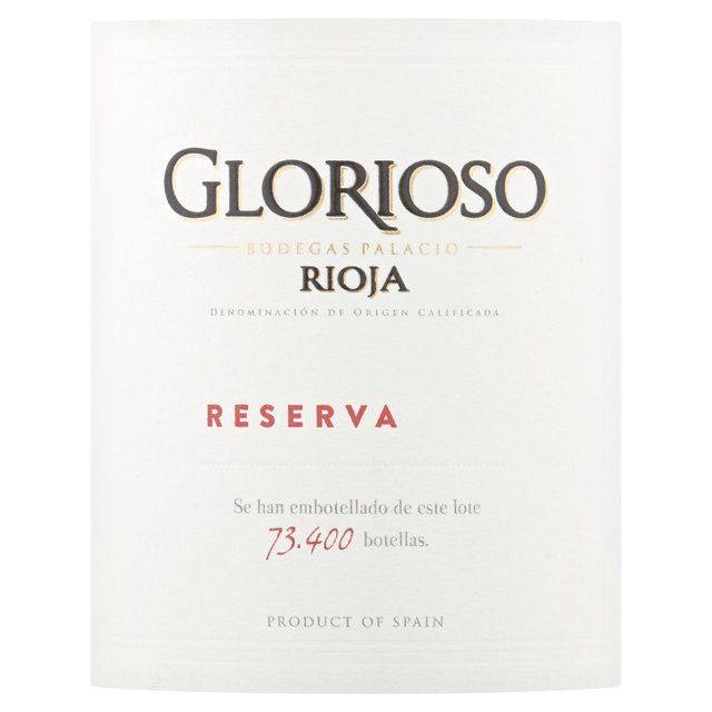 Bodegas Palacio Glorioso Rioja Reserva 75cl - McGrocer