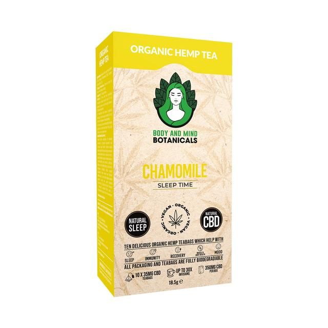 Body & Mind Botanicals Organic Hemp Tea - Chamomile 10 per pack - McGrocer