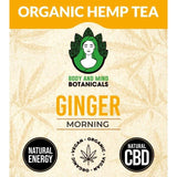 Body & Mind Botanicals Organic Hemp Tea - Ginger 10 per pack - McGrocer