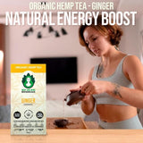 Body & Mind Botanicals Organic Hemp Tea - Ginger 10 per pack - McGrocer
