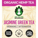 Body & Mind Botanicals Organic Hemp Tea - Jasmine Green Tea 10 per pack - McGrocer