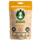 Body & Mind Organic Ginger Hemp Tea - 400mg CBD   10 per pack - McGrocer
