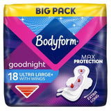 Bodyform Cour-V Ultra Night Sanitary Towels Wings 18 per pack - McGrocer
