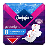Bodyform Cour-V Ultra Night Sanitary Towels Wings 8 pack - McGrocer