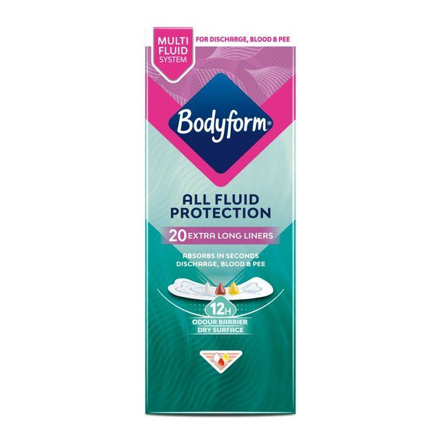 Bodyform Dailies All Fluid XL Panty Liners 20 per pack - McGrocer