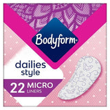 Bodyform Dailies Micro Panty Liners 22 pack - McGrocer