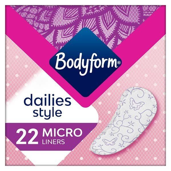 Bodyform Dailies Micro Panty Liners 22 pack - McGrocer
