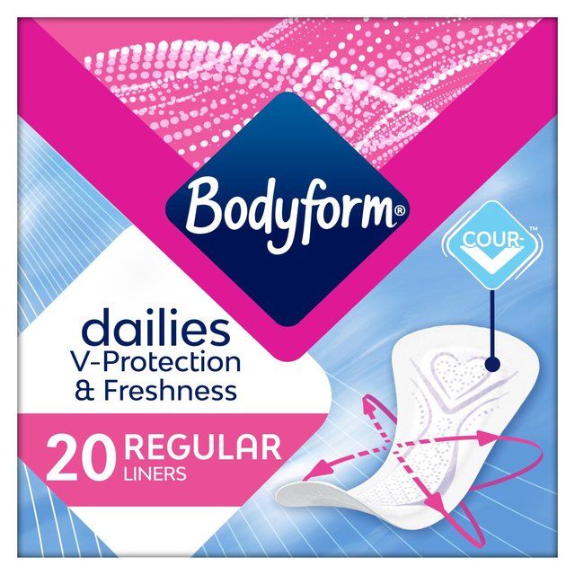 Bodyform Dailies Regular Panty Liners 20 per pack - McGrocer
