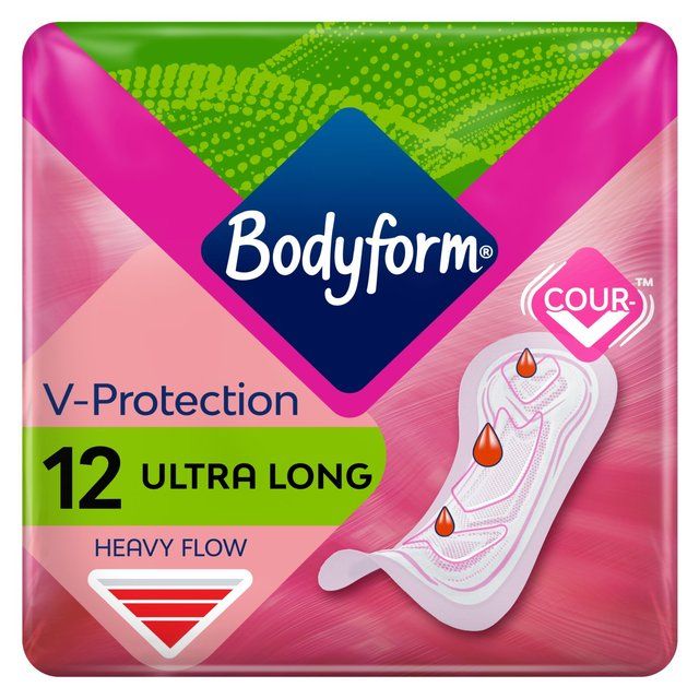 Bodyform Ultra Long Sanitary Towels   12 per pack - McGrocer