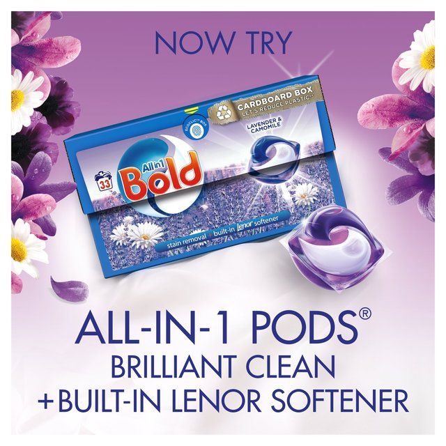 Bold 2In1 Washing Liquid Gel Lavender & Camomile 40 Washes 1320ml - McGrocer