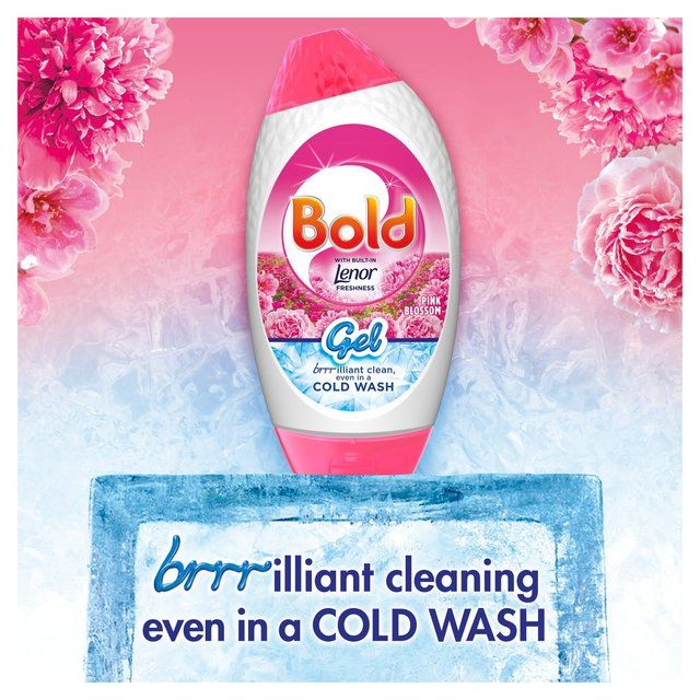 Bold 2In1 Washing Liquid Gel Pink Blossom 40 Washes 1320ml - McGrocer
