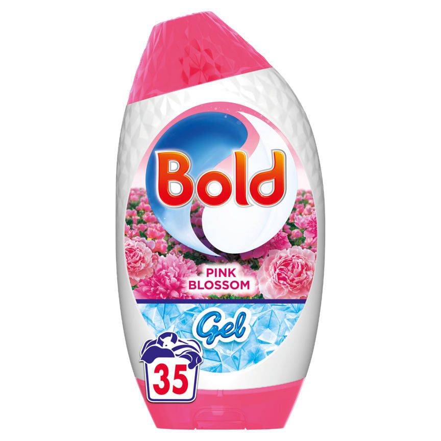 Bold Washing Liquid Gel 35 Washes, Pink Blossom - McGrocer