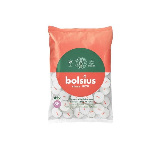 Bolsius Tealights 8hr 45 per pack - McGrocer