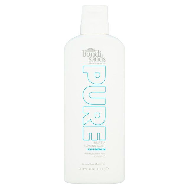 Bondi Sands Pure Self Tan Foaming Water Light/Medium 200ml 200ml - McGrocer