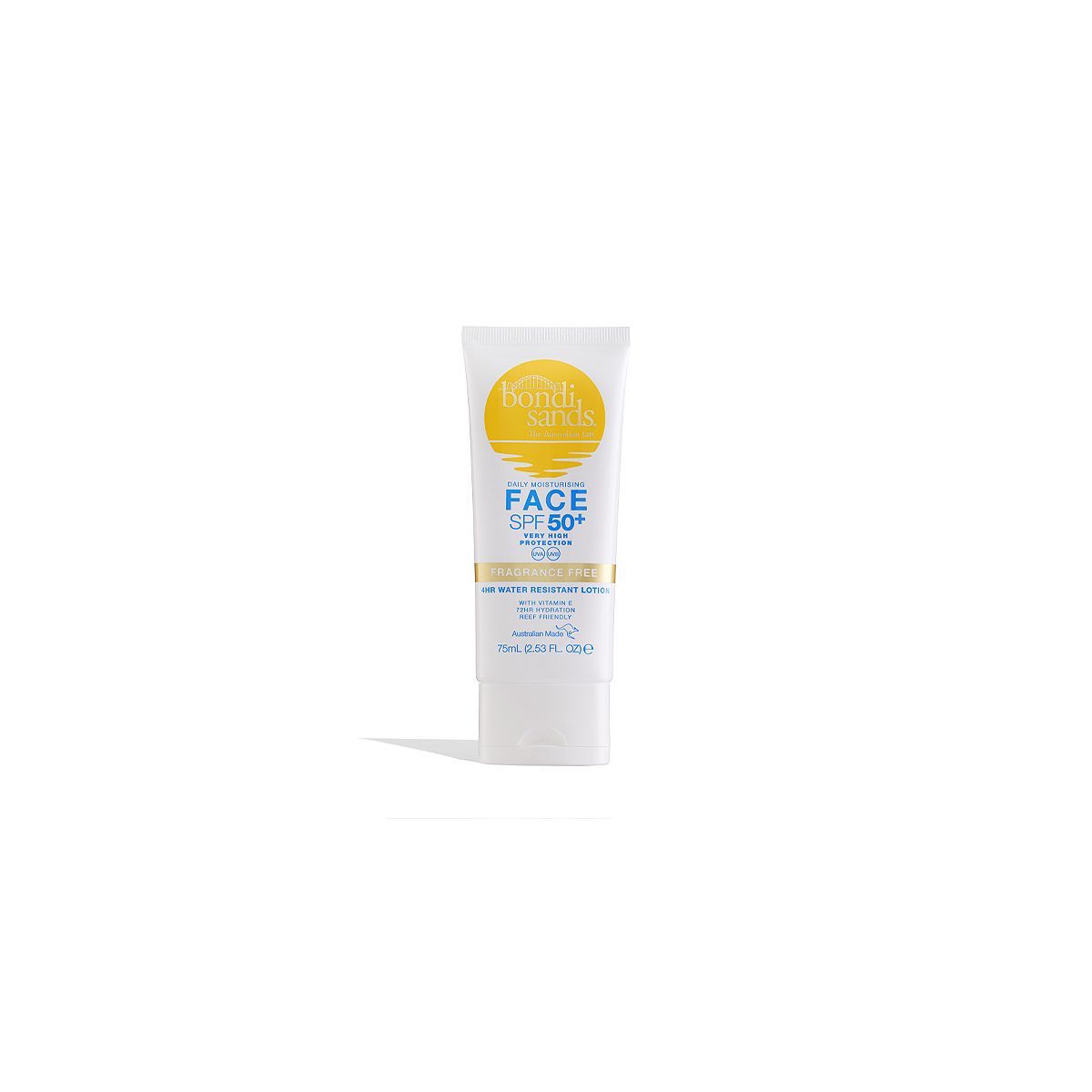 Bondi Sands Sunscreen Lotion SPF 50+ for Face - Fragrance Free 75ml - McGrocer