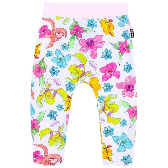 Bonds Leggings Lush Garden White 0-18 Months - McGrocer