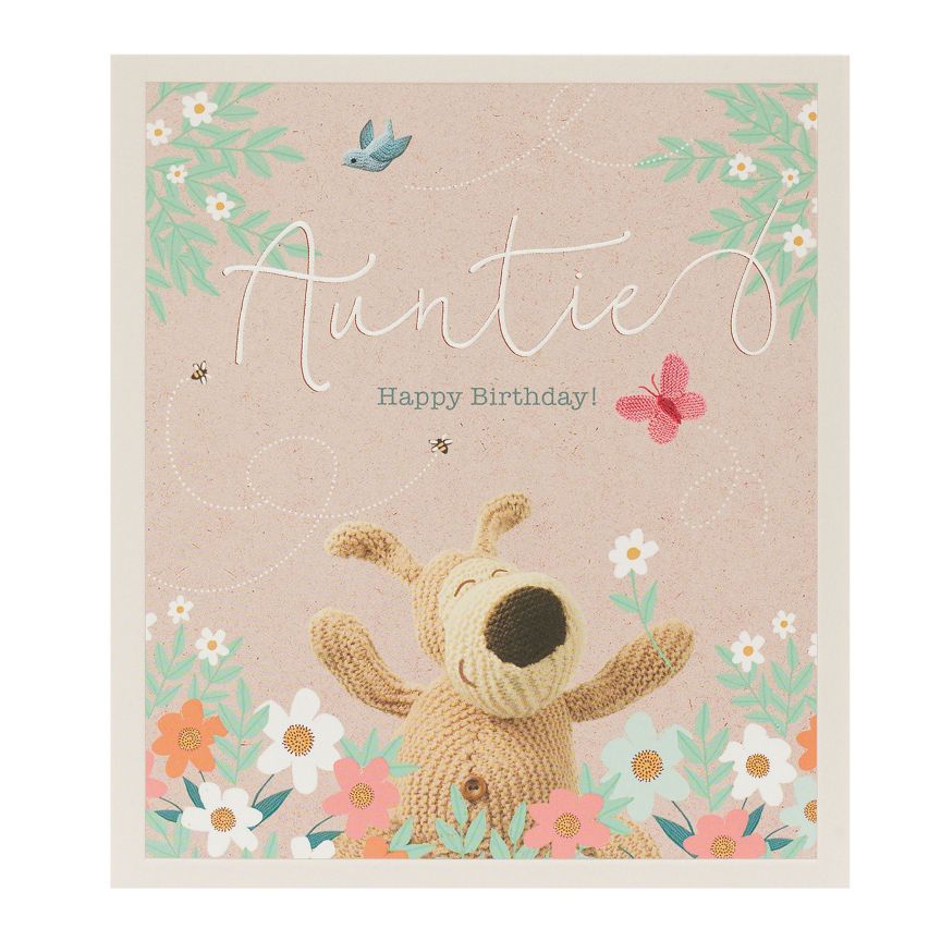 Boofle Auntie Birthday Card - McGrocer