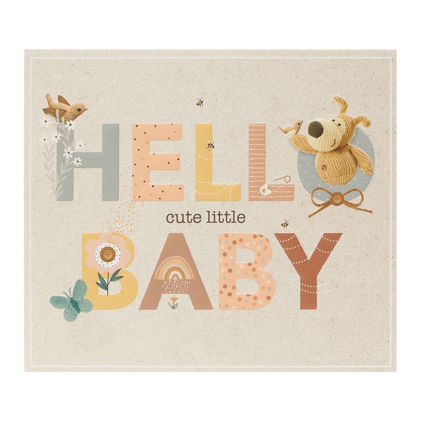 Boofle Hello Baby Birth Congrats Card - McGrocer