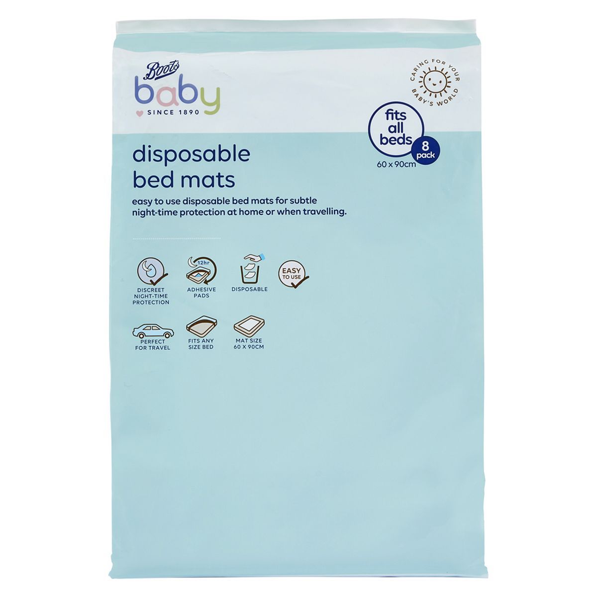 Boots Baby Disposable Bed Mats - 8 Mats - McGrocer