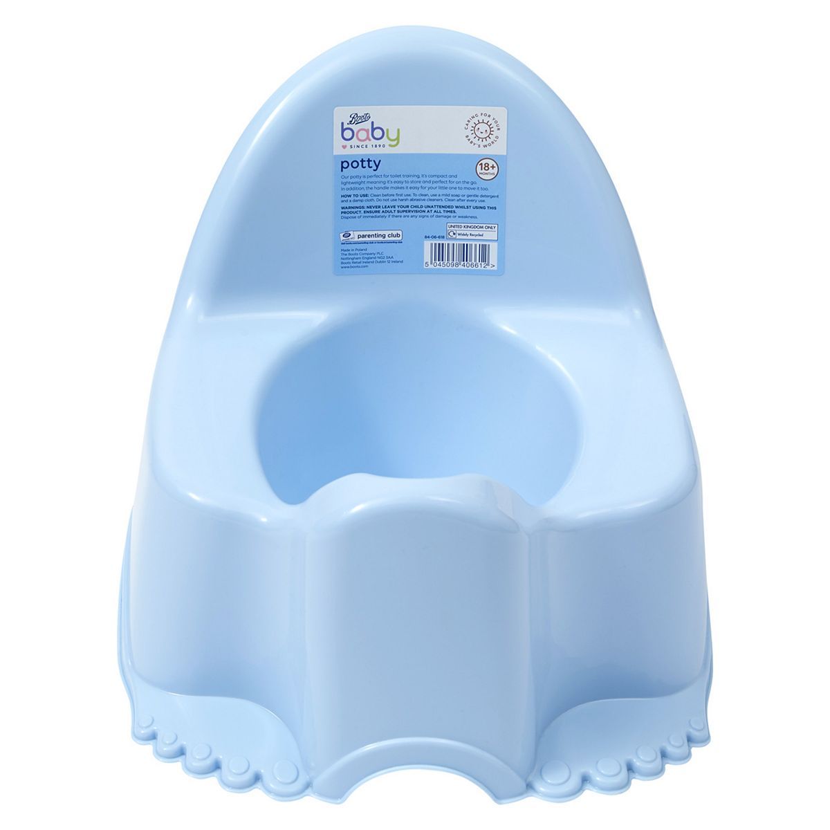 Boots Baby Potty - Blue - McGrocer