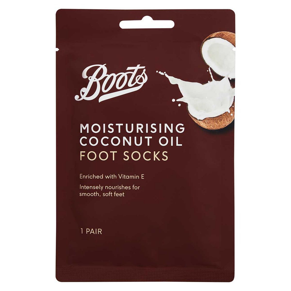 Boots Coconut Oil Moisturising Foot Socks - 1 pair - McGrocer