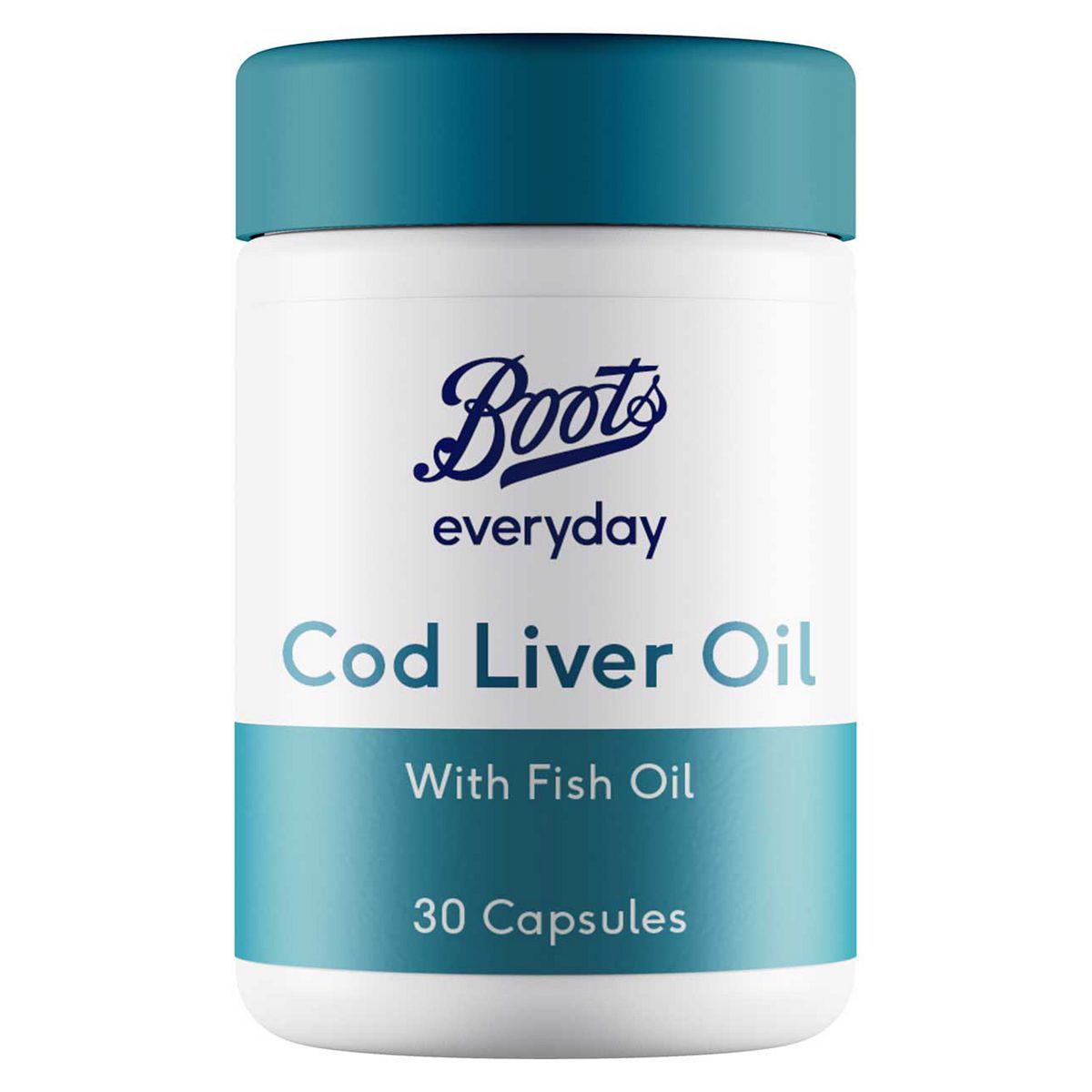 Boots Cod Liver Oil + Fish Oil - 30 Capsules (1 month supply) - McGrocer