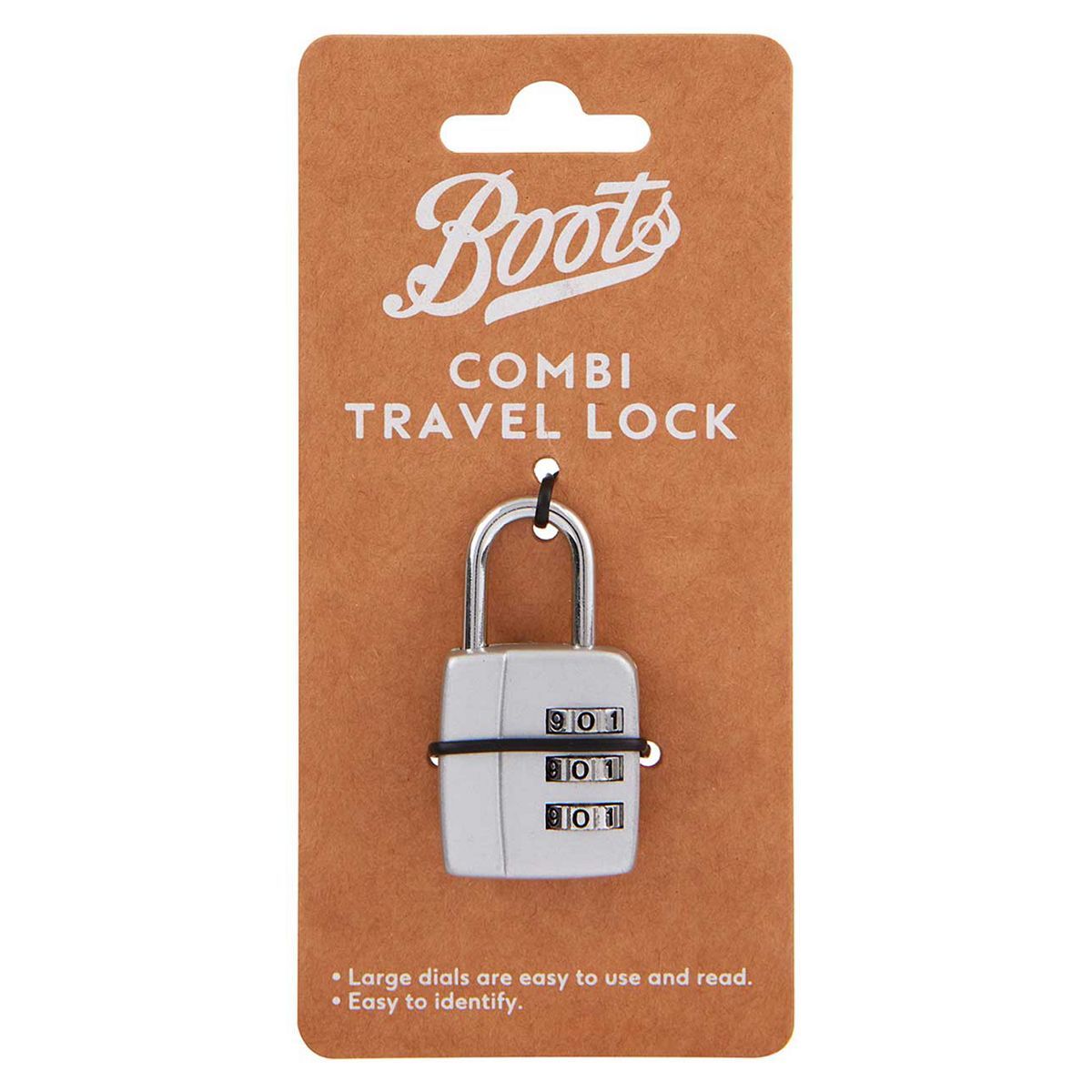 Boots Combi Travel Lock - McGrocer