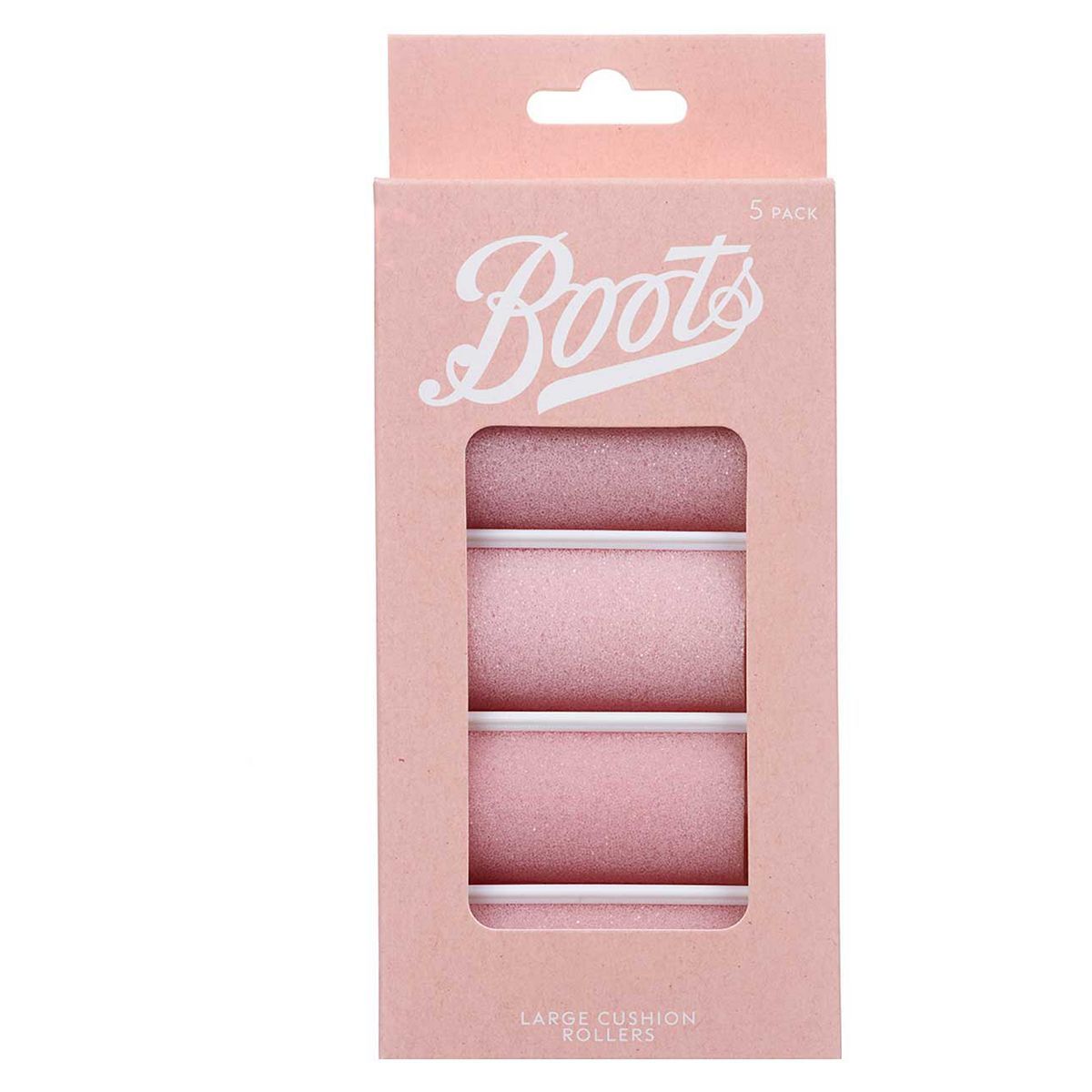 Boots cushion hair rollers pink large 5s - McGrocer