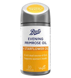 Boots Evening Primrose Oil & Starflower Oil 30 Capsules (1 month supply) - McGrocer