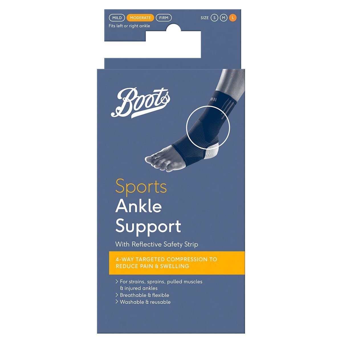 Boots Everyday Ankle Support - Large - McGrocer
