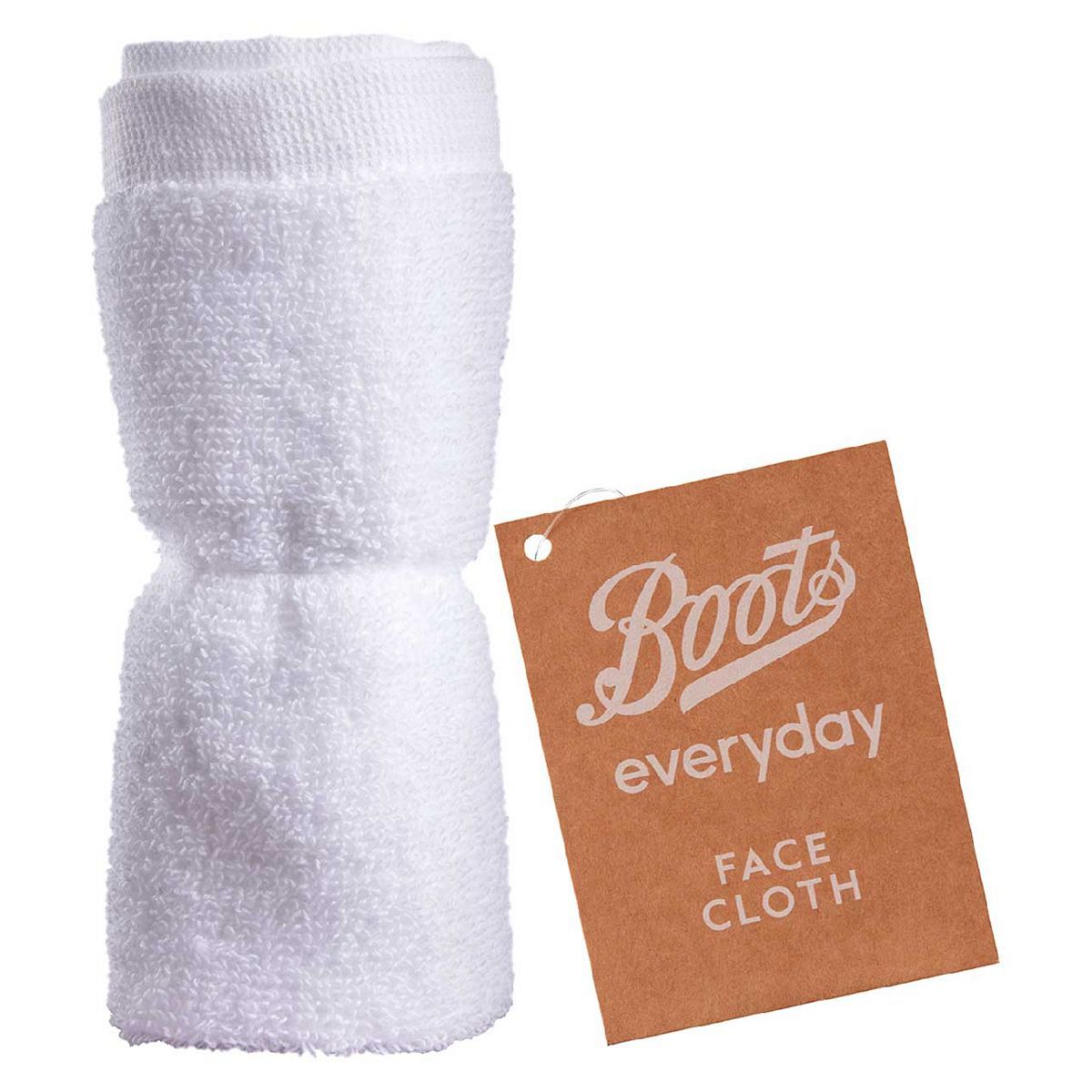 Boots Everyday Face Cloth White - McGrocer